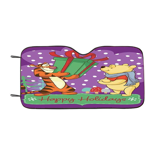 Holiday Gift Tigger And Pooh Car Auto Sun Shade Windshield Cover
