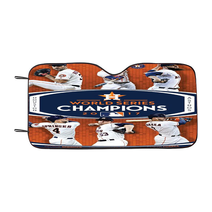 Houston Astros 2017 World Series Champions Car Auto Sun Shade Windshield Cover