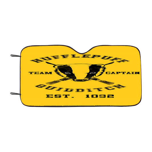 Hufflepuff Team Captain Quidditch Car Auto Sun Shade Windshield Cover