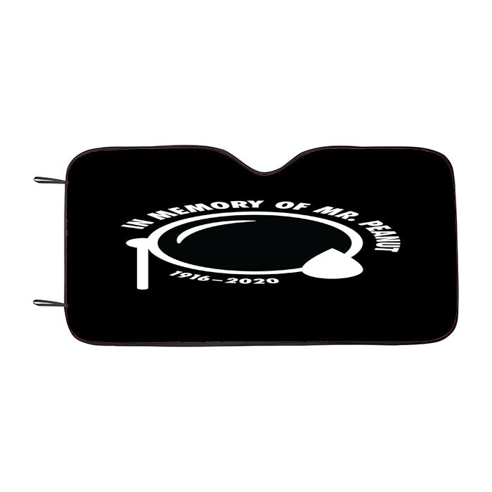 In Memory Of Mr Peanut Cartoon Car Auto Sun Shade Windshield Cover