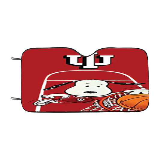 Indy Hoosiers Snoopy Dunk Car Auto Sun Shade Windshield Cover
