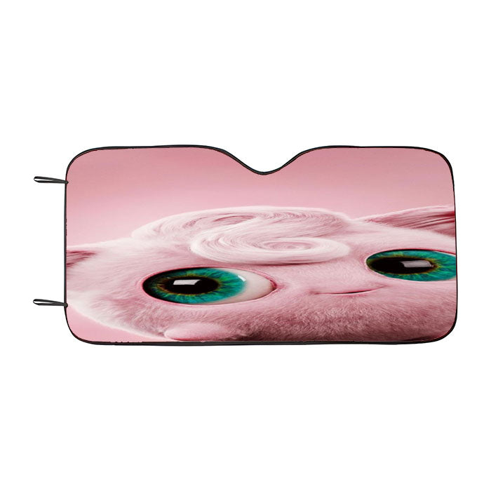 Jigglypuff Cute Pokemon Detective Car Auto Sun Shade Windshield Cover