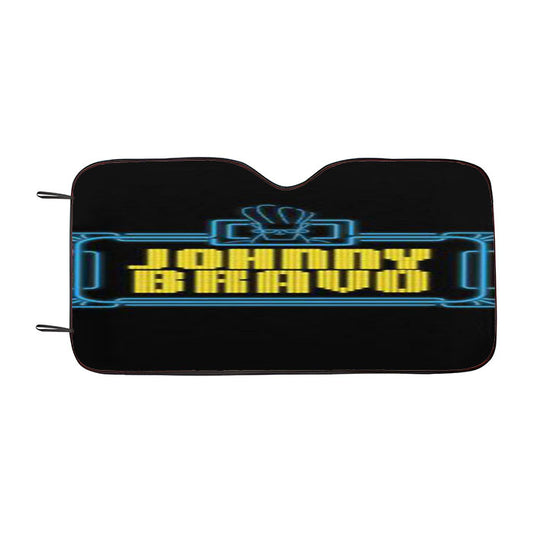 Johnny Bravo Neon Car Auto Sun Shade Windshield Cover