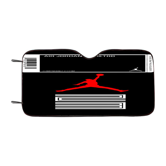 Jordan 23 Retro Car Auto Sun Shade Windshield Cover