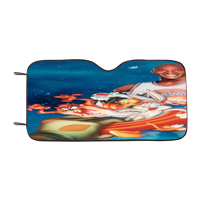 Jordan And Toon Space Jam Car Auto Sun Shade Windshield Cover