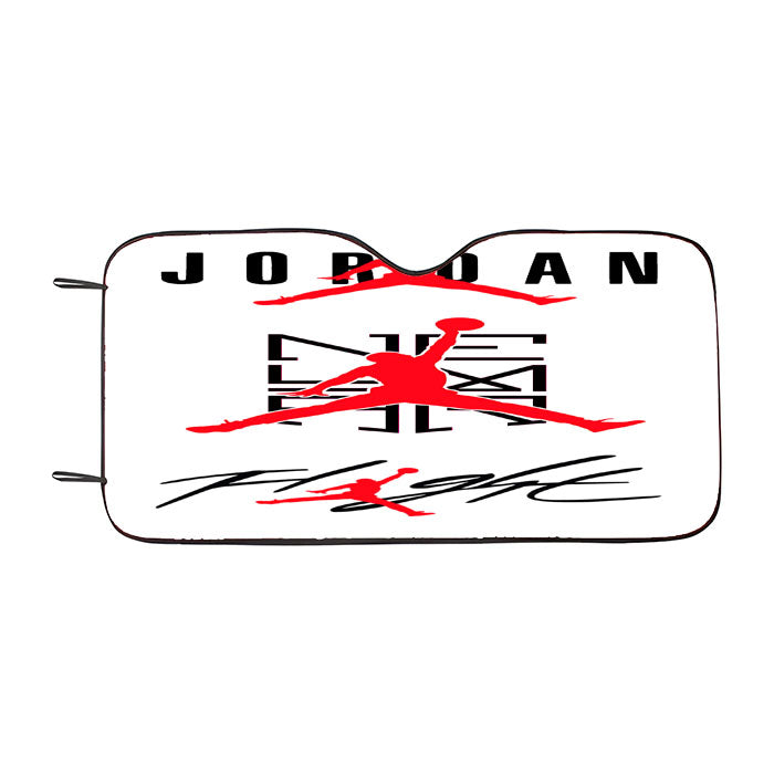 Jordan Logo Car Auto Sun Shade Windshield Cover