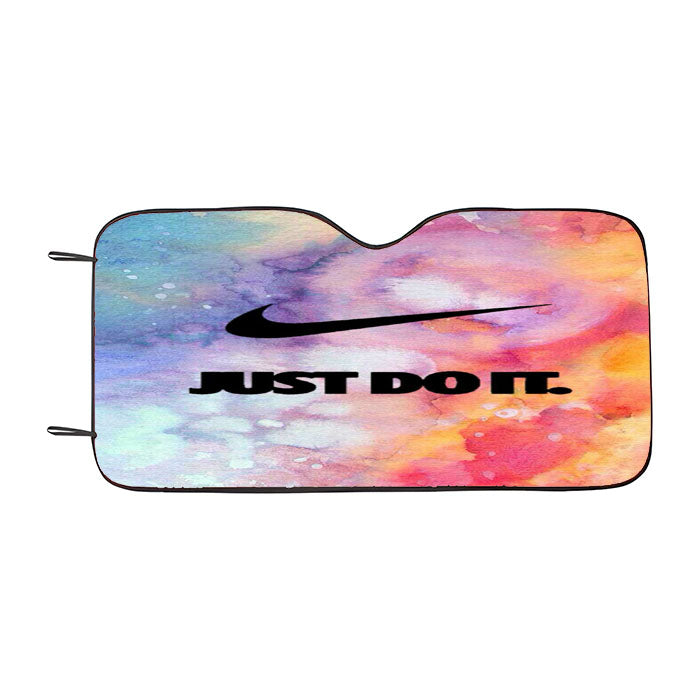 Just Do It Rainbow Art Nike Car Auto Sun Shade Windshield Cover