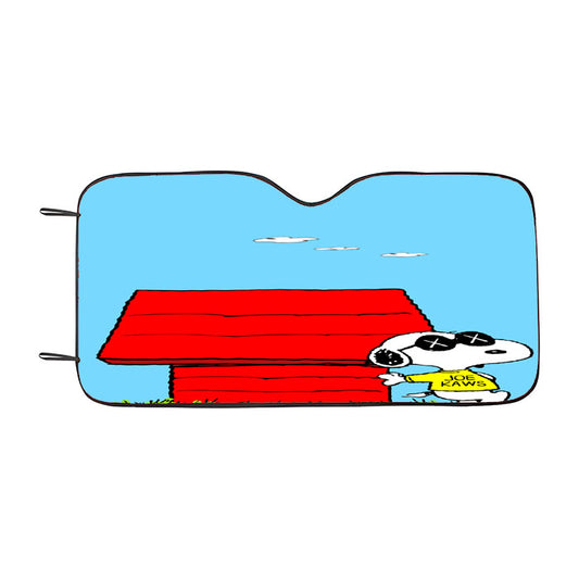 Kaws Snoopy Car Auto Sun Shade Windshield Cover