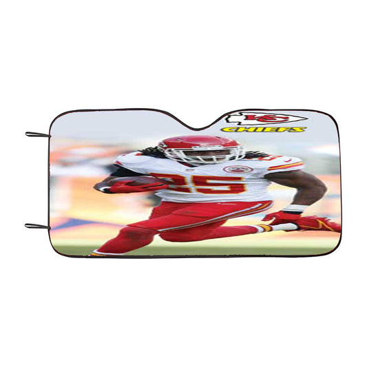 Kc Chiefs Jamaal Charles Car Auto Sun Shade Windshield Cover
