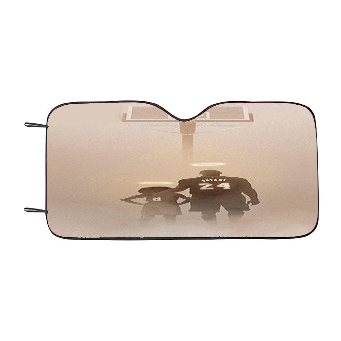 Kobe And Gigi Bryant Heaven Car Auto Sun Shade Windshield Cover