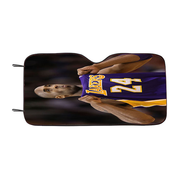 Kobe Bryant 24 La Lakers Car Auto Sun Shade Windshield Cover