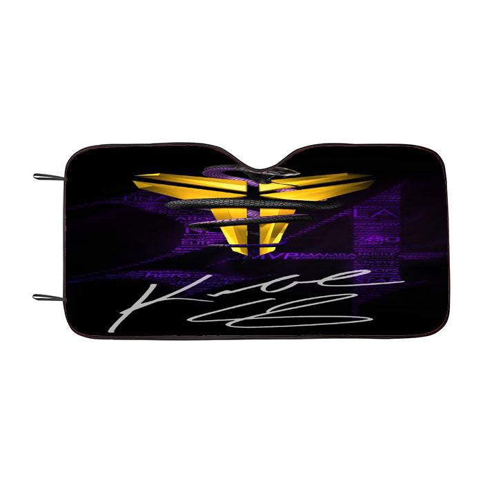 Kobe Bryant Nba Black Mamba Car Auto Sun Shade Windshield Cover