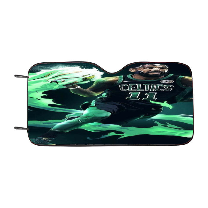 Kyrie Irving Green Flame Nba Car Auto Sun Shade Windshield Cover