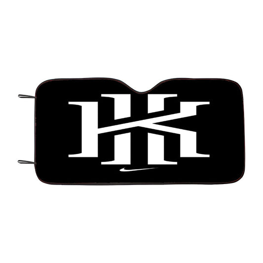 Kyrie Irving Nike Black White Logo Car Auto Sun Shade Windshield Cover