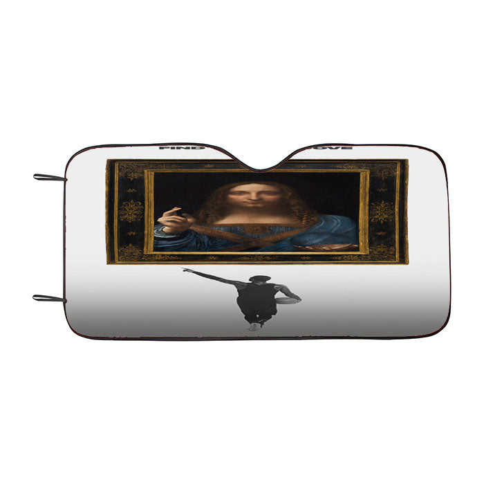 Kyrie Irving Nike Leonardo Davinci Car Auto Sun Shade Windshield Cover