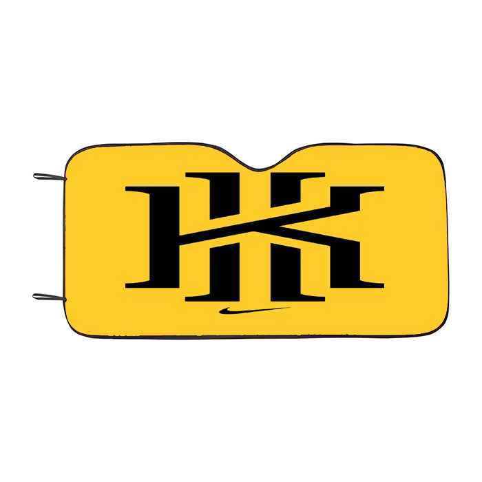 Kyrie Irving Nike Yellow Black Logo Car Auto Sun Shade Windshield Cover