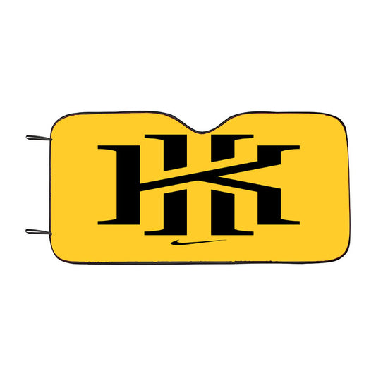 Kyrie Irving Nike Yellow Black Logo Car Auto Sun Shade Windshield Cover