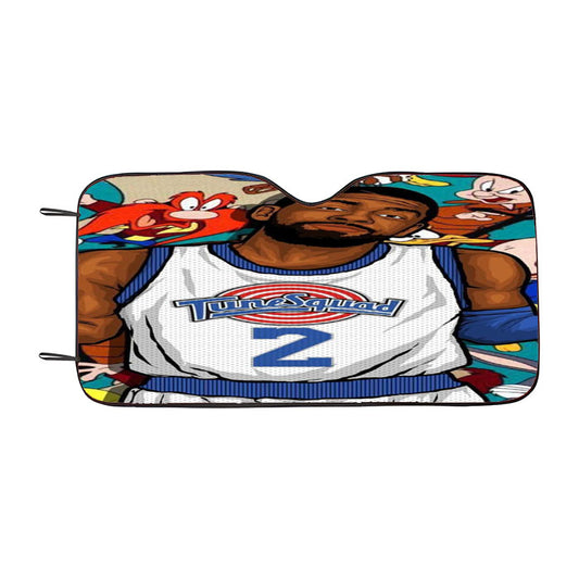 Kyrie Irving Space Jam Tunes Squad Car Auto Sun Shade Windshield Cover