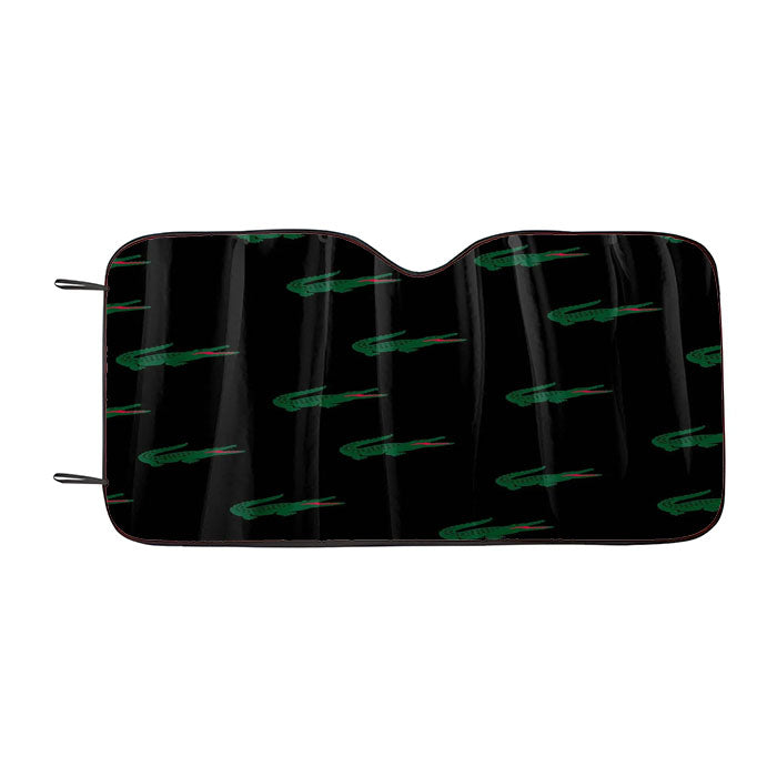Lacoste Black Car Auto Sun Shade Windshield Cover