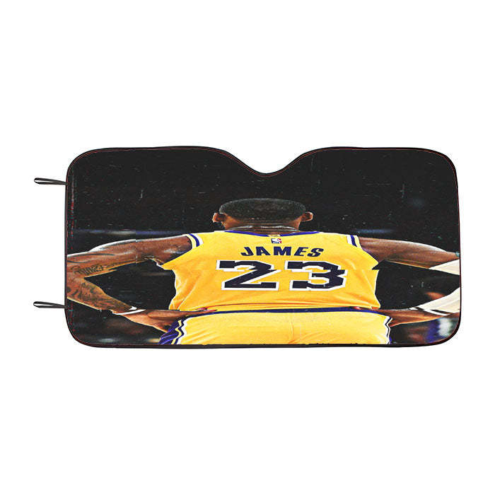 Lakers Nba Lebron James Car Auto Sun Shade Windshield Cover