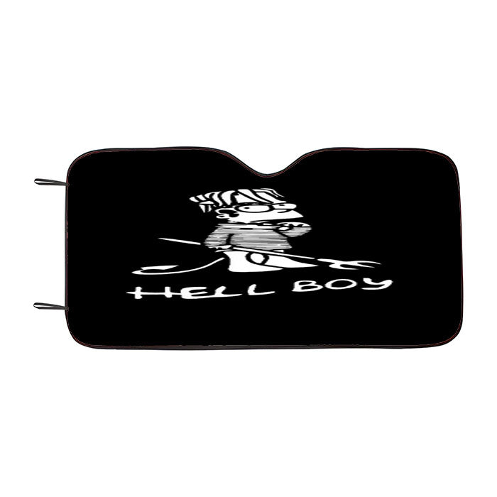 Lil Peep Hell Boy Bart Car Auto Sun Shade Windshield Cover