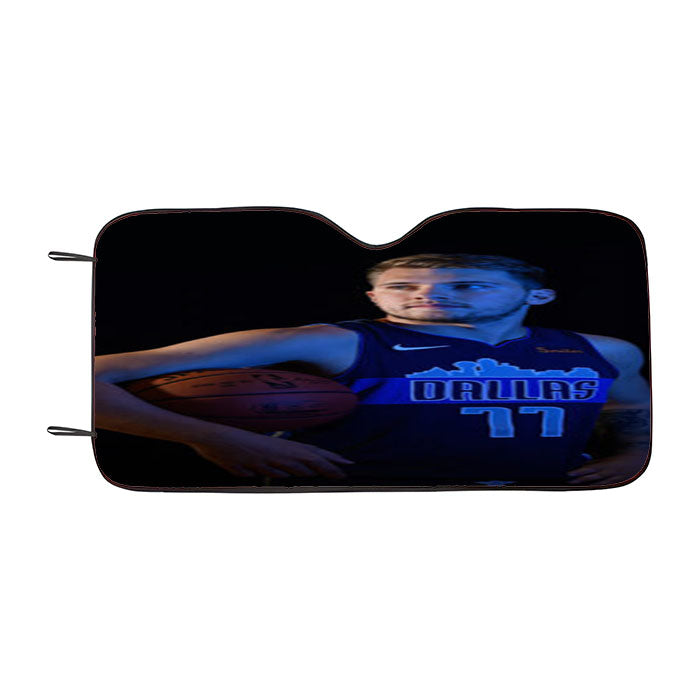 Luka Doncic Dallas Mavericks Car Auto Sun Shade Windshield Cover