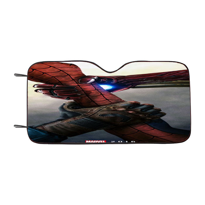 Marvel Civil War 2016 Car Auto Sun Shade Windshield Cover