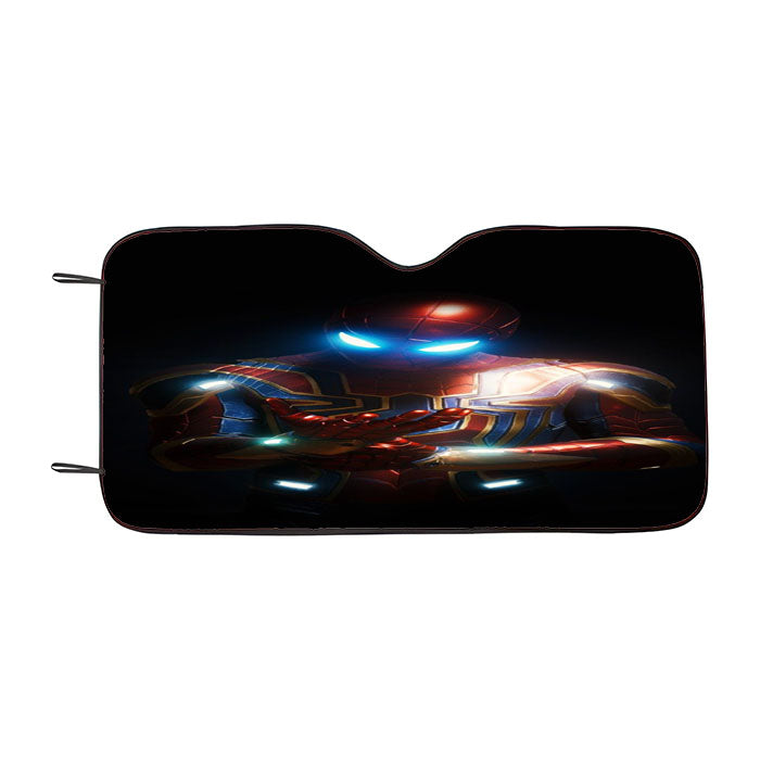 Marvel Studios Glowing Iron Spider  Car Auto Sun Shade Windshield Cover