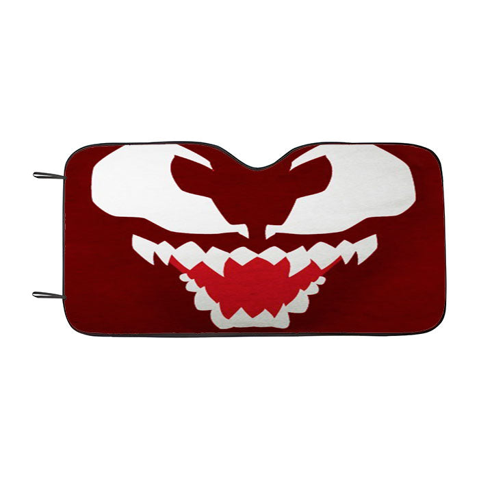 Marvel Venom Logo Face Car Auto Sun Shade Windshield Cover