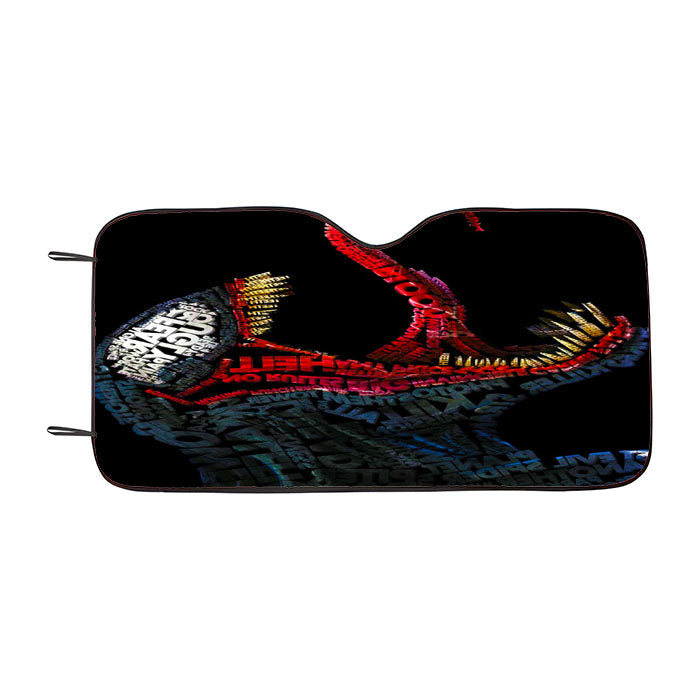 Marvel Venom Text Car Auto Sun Shade Windshield Cover