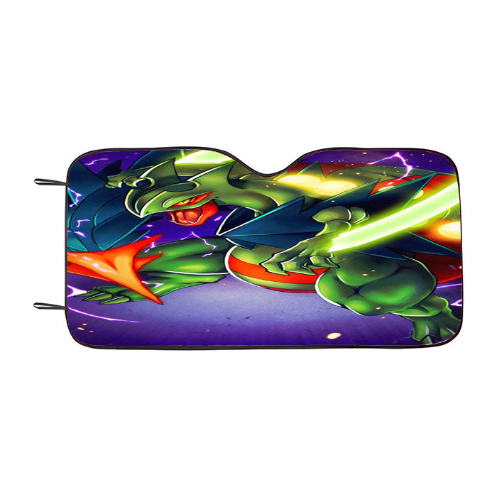 Mega Sceptile Legendary Pokemon Car Auto Sun Shade Windshield Cover