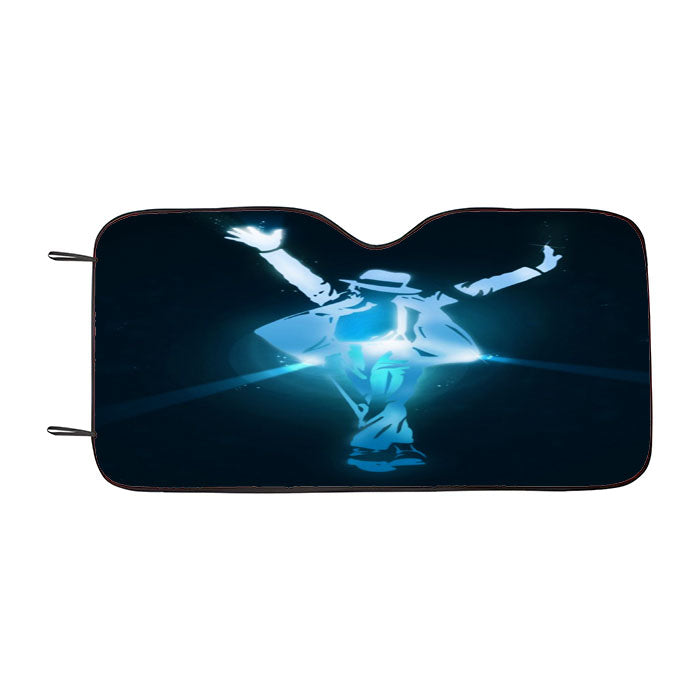 Michael Jackson Blue Vector Car Auto Sun Shade Windshield Cover
