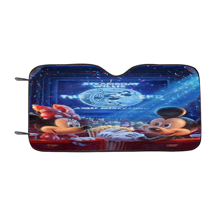 Mickey 90 Years Of Magic Car Auto Sun Shade Windshield Cover
