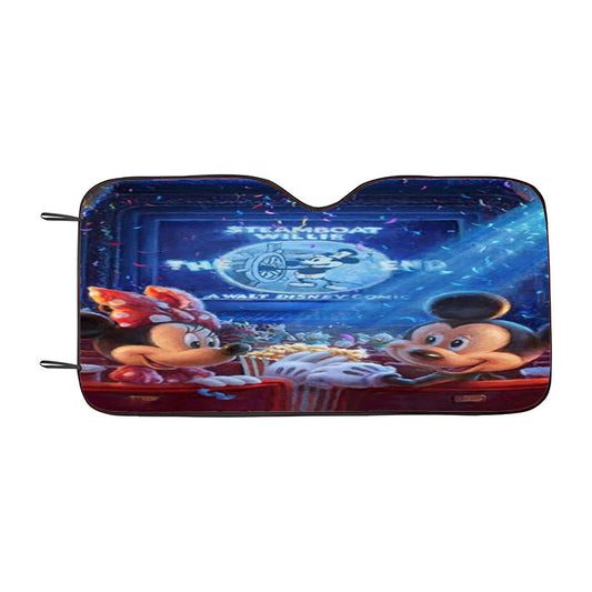 Mickey 90 Years Of Magic Car Auto Sun Shade Windshield Cover