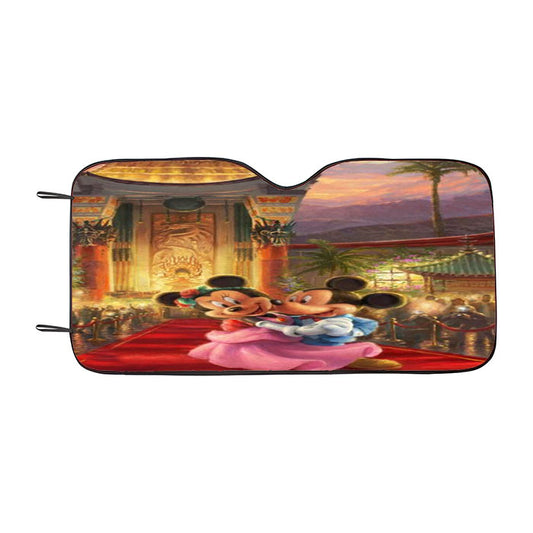Mickey And Minnie Hollywood Car Auto Sun Shade Windshield Cover