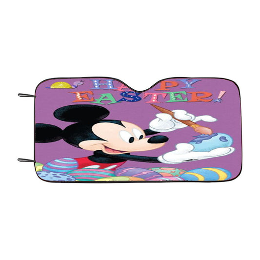 Mickey Happy Easter Car Auto Sun Shade Windshield Cover