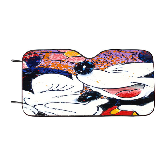 Mickey Love Minnie Car Auto Sun Shade Windshield Cover