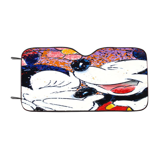 Mickey Love Minnie Car Auto Sun Shade Windshield Cover