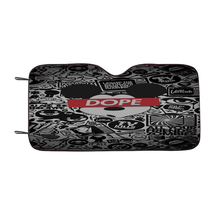 Mickey Mouse Dope Car Auto Sun Shade Windshield Cover