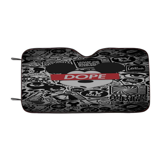 Mickey Mouse Dope Car Auto Sun Shade Windshield Cover