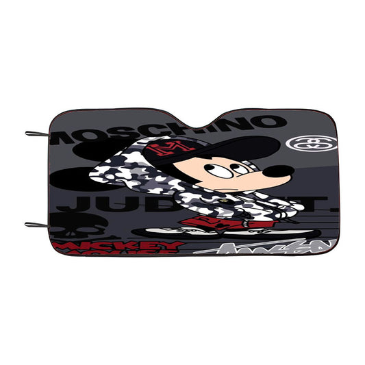 Mickeye Mouse Moschino Car Auto Sun Shade Windshield Cover