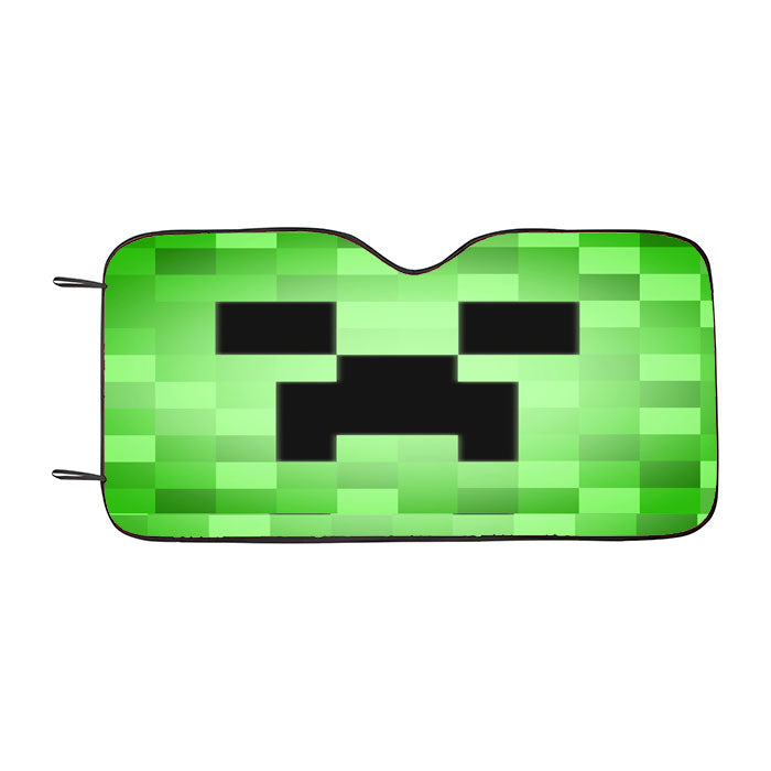Minecraft Creeper Car Auto Sun Shade Windshield Cover