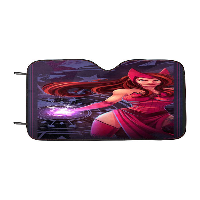 Miss Captain America Woman Car Auto Sun Shade Windshield Cover