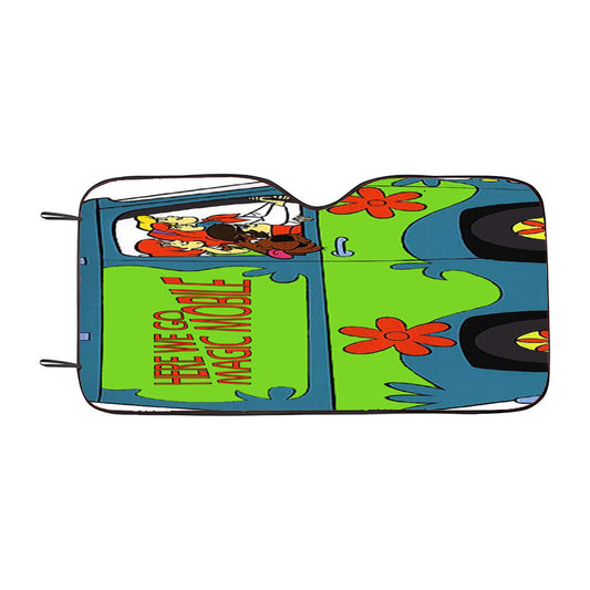 Mystery Machine Van Scooby Doo Car Auto Sun Shade Windshield Cover