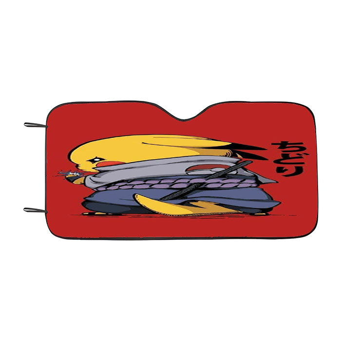 Naruto Pikachu Sasuke Car Auto Sun Shade Windshield Cover