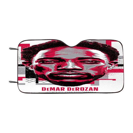 Nba All Star Demar Derozan Car Auto Sun Shade Windshield Cover
