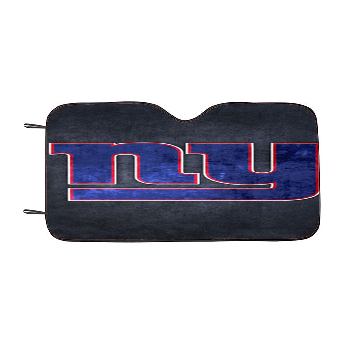 New York Giants Art Car Auto Sun Shade Windshield Cover