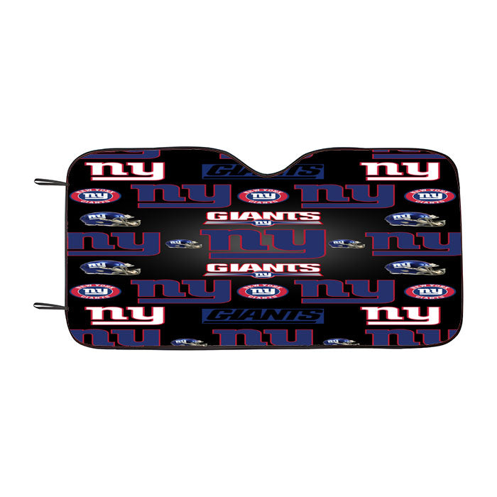 New York Giants Logo Pattern Car Auto Sun Shade Windshield Cover
