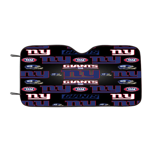 New York Giants Logo Pattern Car Auto Sun Shade Windshield Cover