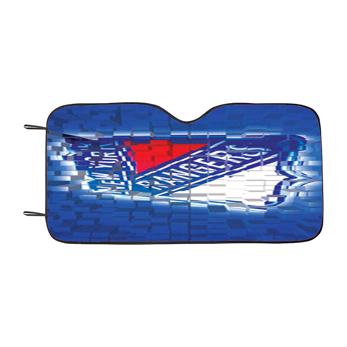 New York Rangers D Car Auto Sun Shade Windshield Cover
